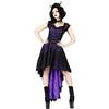 Sinister - 988 Langes Kleid - Lila/Schwarz Product image